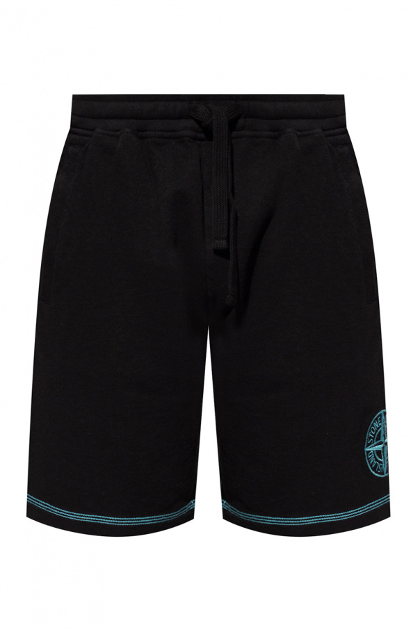 Stone Island Logo-embroidered shorts